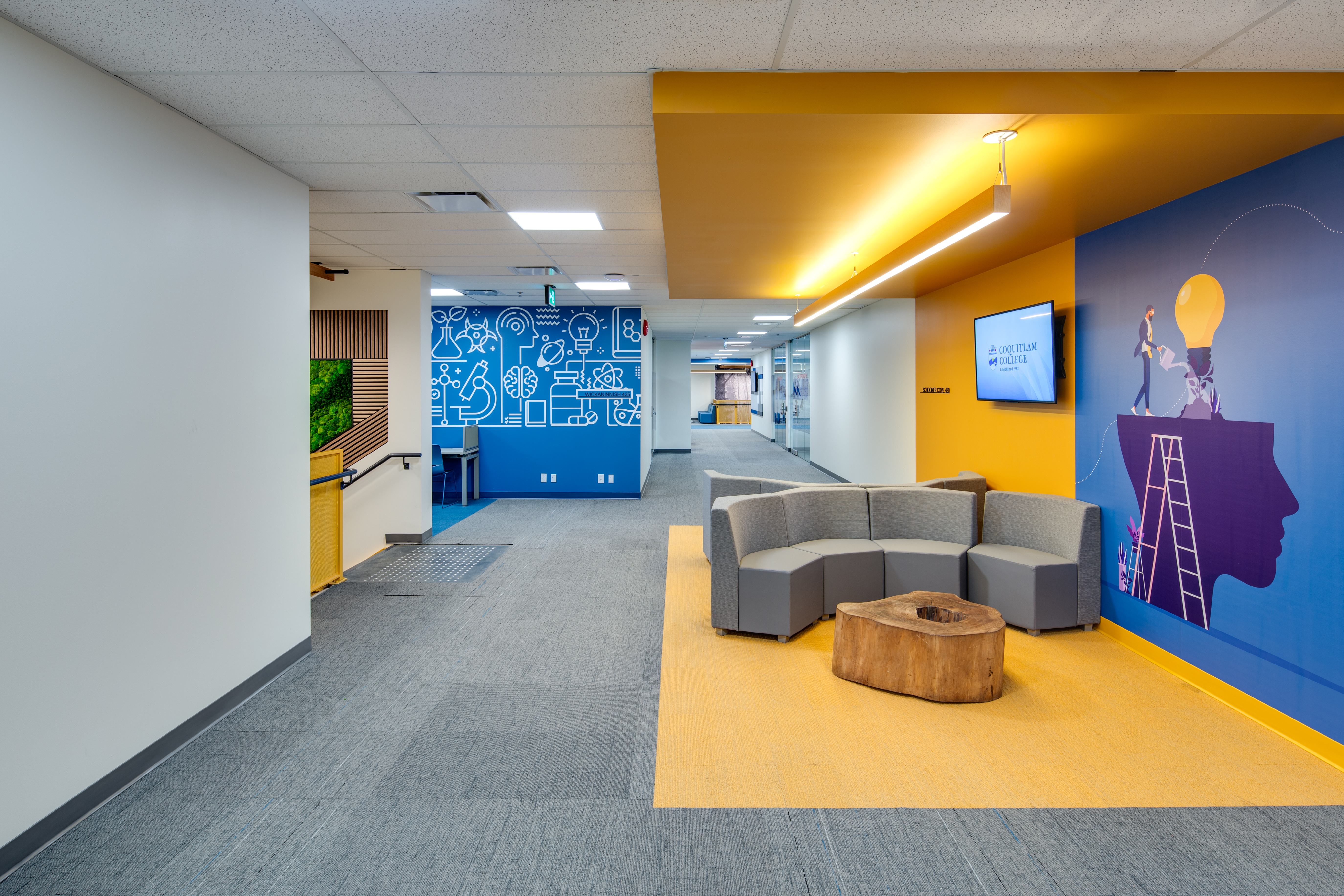 Coquitlam College tenant improvement, Broadway Tech Centre Vancouver